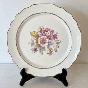 1 Replacement Plate Vintage W.S. George Lido Canarytone Dinner  9.5” Made In USA